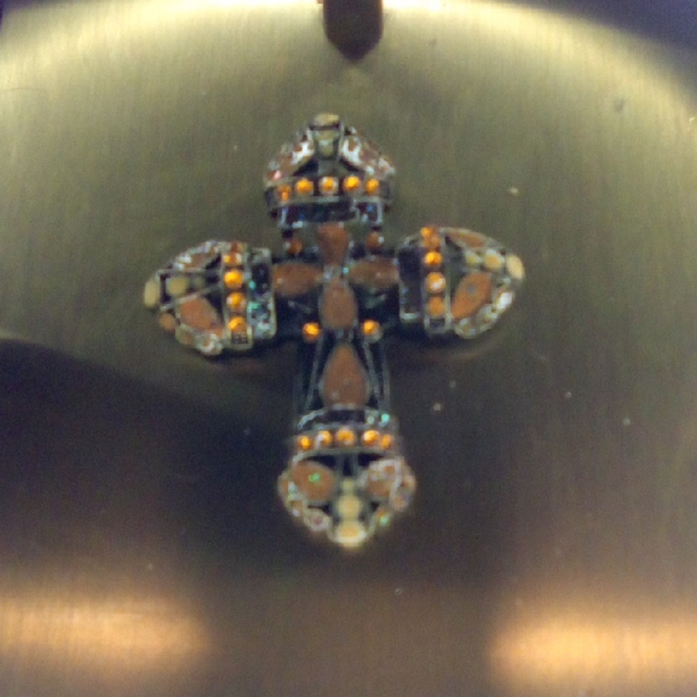 Vintage Hand Painted Cross